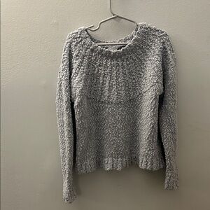 Cozy Gray Knit Sweater